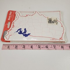 Creative Shapes U.S. Map Notepad 50 Sheets Fun For Kids 8″ Wide