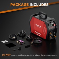 ARCCAPTAIN iControl TIG 205 Pro 5 In 1 Cold Spot Stick/TIG Welder 120V/240V