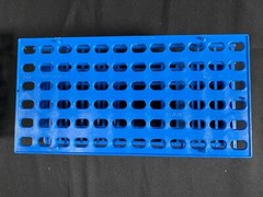 NALGENE Test Tube Rack For 13mm Tubes 6×12 Array Unwire Resmer Blue 5970-0313
