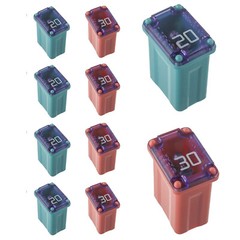 10PCS Micro Cartridge Fuses FMM M-Case Female Fuse For Car Truck SUV – 20A 30A