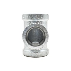 Thrifco 5217077 1 Inch x 1 Inch x 3/4 Inch Galvanized Steel Reducer Tee