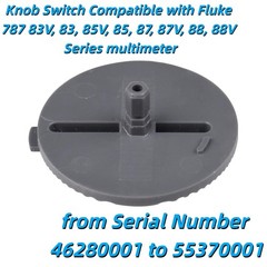1x Knob Switch For FLuke 787 83V,83, 85V, 85, 87,87V, 88,88V Series Multimeter