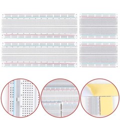 Breadboard, 6PCS Bread Board, Breadboard Kit Includes 2PCS 830 Point + 4PCS 400