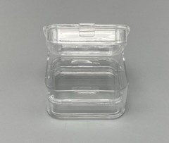 Dental Denture Hinged Display Box Film Membrane Storage Case False Teeth Case