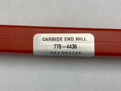7/16″ 4 FLUTE XX-LONG LENGHT CARBIDE END MILL 3″ LOC X 6″ OVAL HTC 770-4436