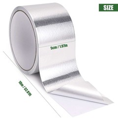 2in x 32.8FT Aluminum Foil Tape Heat Resistant Waterproof Insulation Home Repair