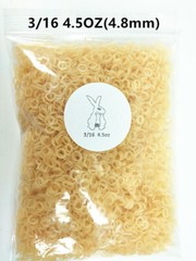 1Pack Dental Orthodontic Elastics Rubber Bands Tie 4.5OZ Yellow 5000Pcs/ Pack