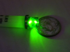 IDI 6.5MM GREEN LED PILOT LITE PANEL LIGHT LAMP INDICATOR 5/16″ 5V 6V DC/AC USA