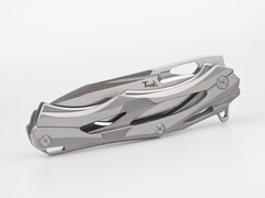 Hunting Pocket Knife, 4″ 5Cr13 Steel Blade Steel Handle for EDC Camping Gifts