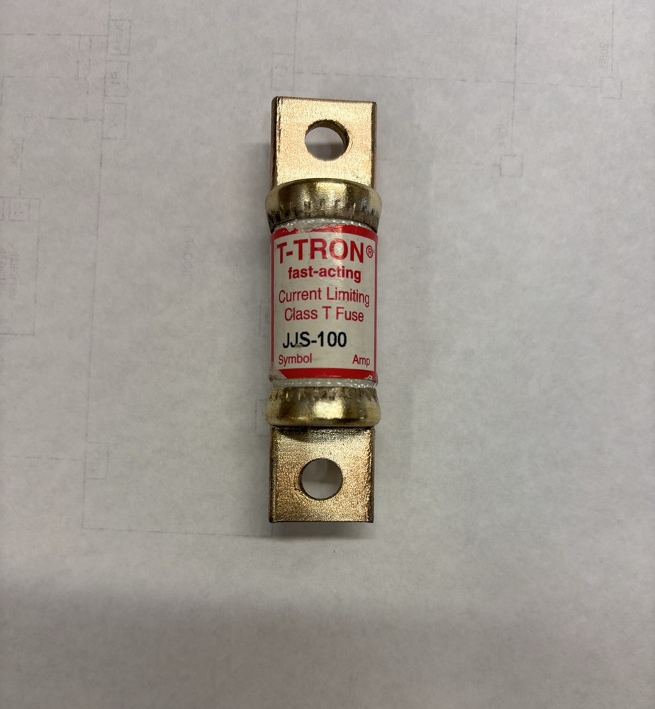 Bussman JJS 100 Fast Acting Fuse 100A 600VAC Class T. *TESTED*