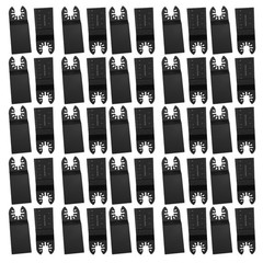 50Pieces 34mm Saw Blades Oscillating Multi Tool For Cutting Wood Plastic Drywall