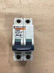 Merlin Gerin C60N C2 Circuit Breaker 2A 2 Pole C60N #650I104