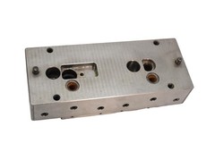 F&S 4436 Det 150 420 SS Mold Die Block Stainless Steel Silver Insert Used