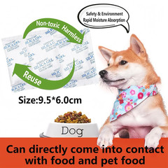 15 Pack 20 Gram Silica Gel Packs Desiccant Packets for Storage Moisture Packs