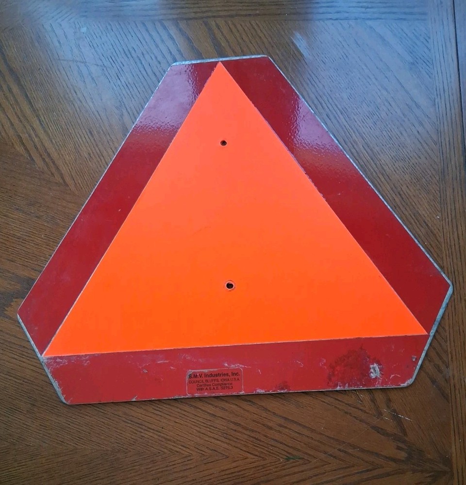 Slow Moving Vehicle Triangle