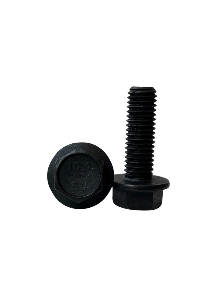 50 pcs M10-1.5×30 Hex Flange Frame Bolt Class 10.9 DIN 6921 Zinc Phosphate Oil