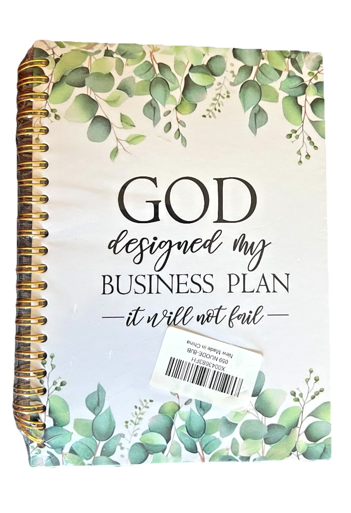 God’s Business Journal Book Plan Write Notes Jot Thoughts Inspirational
