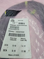 OFS JR5DK001SCASCA100F 30.5m Length Fiber Optic Cable Black Replacement