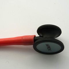 APEX CARDIOLOGY STETHOSCOPE NEW Coral Edition | Lifetime Warranty | Black Steel