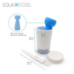 EQUADOSE Pill Crusher for Adults, Seniors & Pets, 1 Count (Pack of 1), White