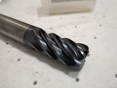 KENNAMETAL Corner Radius End Mill 3/4″Dia 6FL Solid Carbide 4″OAL 5351890
