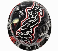 full brim hard hat custom hydro dipped IN LAUGH NOW CRY LATER HARDCORE AMERICAN