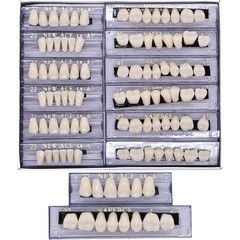 10-Box Dental Acrylic Resin Denture 22# A1 Full Sets Teeth Upper Lower Shade HOT