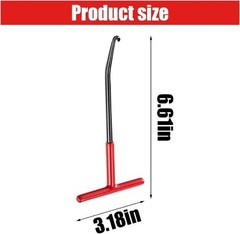 Exhaust Spring Hook, T Shaped Handle Exhaust Spring Hooks, Rubber C Size: 2PCS
