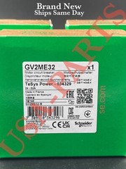 NIB SEALED SCHNEIDER GV2ME32 Circuit Breaker *Authentic* *Free Same Day Shipping