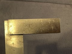The L.S. Starrett Co. No. 20 Hardened Steel 3” -Square with Straight Edge!!!!