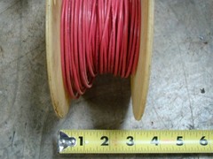 MIXED LOT SPOOLS ELECTRICAL WIRE 18 GAUGE 10 USED SPOOLS CAROL