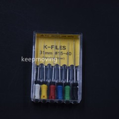 10-100Packs Dental Endo Files K-FILES Stainless Steel Hand Use 21 25 31 mm
