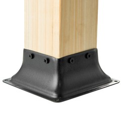 20Pcs 4×4 Post Base Brackets Heavy Duty for Standard Wood Post Anchor