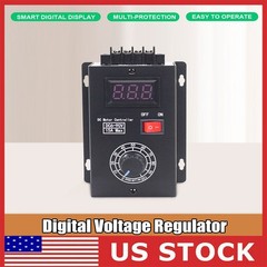 DC Motor Speed Regulator 6V-90V Digital LED PWM Motor Controller Switch Reverse