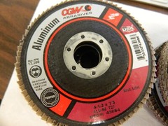 CGW ABRASIVES Flap Disc qty10 7/8 Hole, 60 Grit, Aluminum Oxide, Type 27 43084