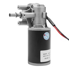 Electric Worm Gear Motor Right Angle Reversible 220 RPM Torque 45W DC 24V