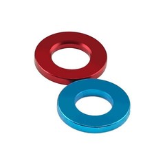 100PCS Aluminium Anodised M4 M5 M6 M8 Metric Colourful Flat Washer Spacer Gasket