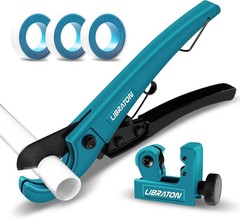 Libraton PVC Cutter 1-5/8″，PVC Pipe Cutter, Pex Cutter 1-1/4″, Mini Tube Cutter