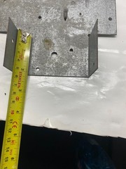 Heavy Duty Steel T Bracket TP44 Galvanized Mount Plate Slotted Support