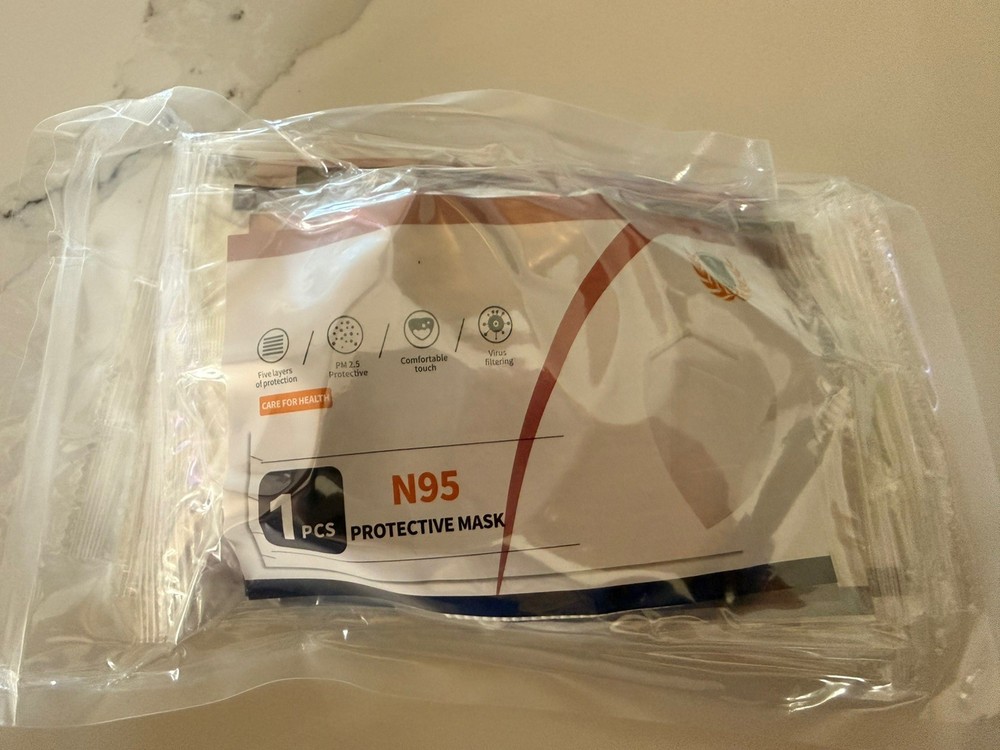 KN95 Masks GB2626-2006 Non Medical 10 Piece Pack Breathable Filtration