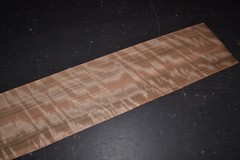 Queensland Walnut Raw Wood Veneer Sheet 8 x 31 inches 1/42nd BLEMISHED J7861-31