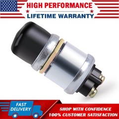 50A SPST-NO Momentary Push Button Starter (Ignition) Switch with Weather Boot