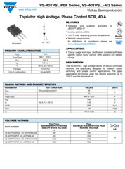 VS-40TPS12APBF 40TPS12A VISHAY Thyristor Phase Control SCR 1.2KV 35A TO247AC