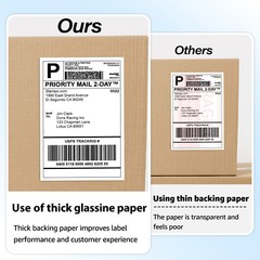 20Rolls 62mmx100mm DK-1202 Shipping Name Badge Labels Fit for Brother QL-1060N