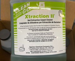 Spartan Chemical Clean On The Go 9 Xtraction II Cleaner 1 Case 4 2L Bottles