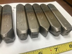 CH Hanson Individual HD 1/2″ Steel Stamp, See Specifics For Availability
