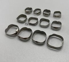 10Kit/40pcs Dental Orthodontic 1st Plain Molar Bands Single Band Brace #29-44+