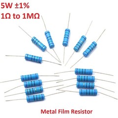 5W Big Power Metal Film Resistor ±1% – Full Range of Values ( 1Ω to 1MΩ )