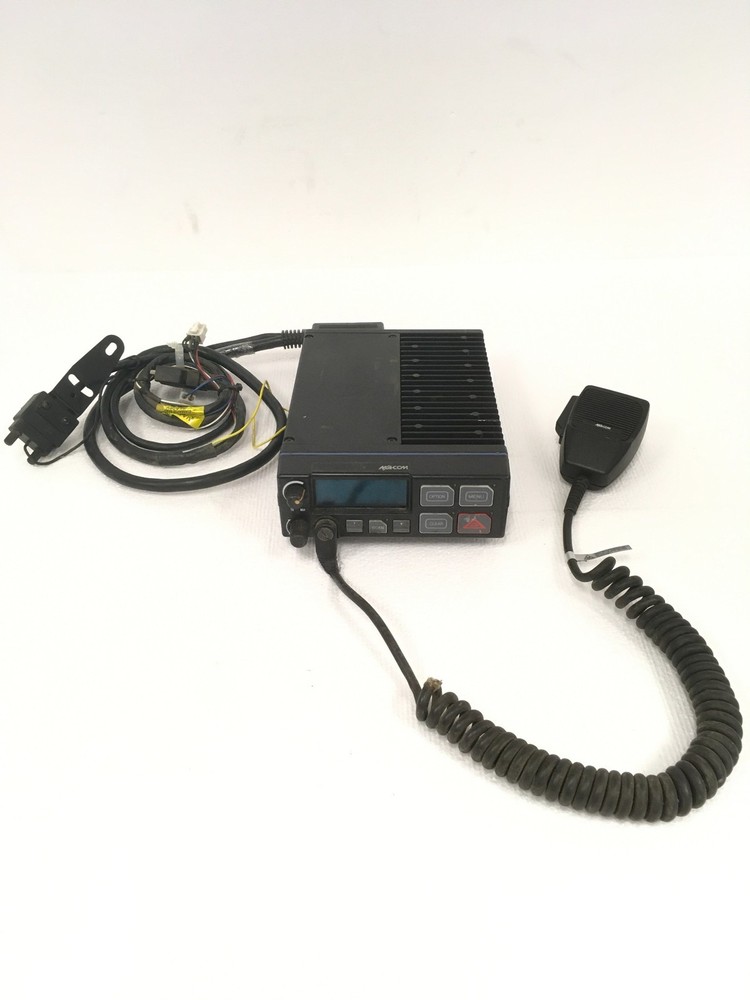 M/A-COM M7100IP MAHG-N8MXX Mobile Radio w/ Mic & Cables – Tested, Free Ship