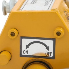 Yellow Magnetic Lifter 200kg/440lbs Metal Lifting Magnet Permanent Lift Magnets